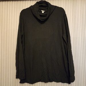 Black Cowl Neck Sweater, L